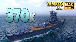 Battleship Yamato: Sharp shooter on map Loop - World of Warships