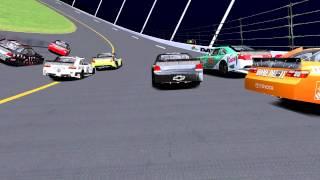 SimHQ Motorsports - SCFR practice race crash