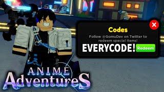 EVERY *NEW* WORKING CODES IN ANIME ADVENTURES ROBLOX *SEPTEMBER 2022*