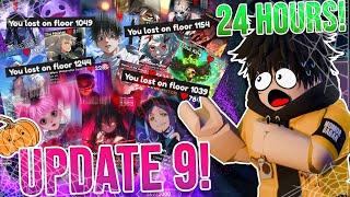  New Weather Cards! Spending 24 Hours in *NEW UPDATE 9!* - Roblox Anime Card Battle