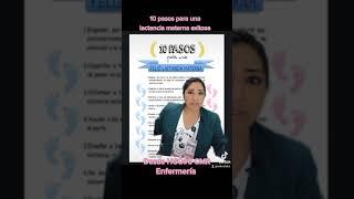 10 pasos para una lactancia materna exitosa