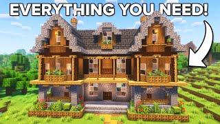 Minecraft: The ULTIMATE Survival Mansion | Tutorial