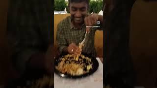 Telangana style eating of nallibokkallu #balagam#commedy#telangana#muttonbiryani#trendingshorts