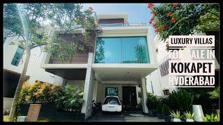 4,500 SFT || 4 BHK Villa for sale in Hyderabad | Villas in Kokapet |  Houses adda