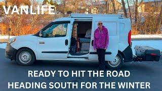 VANLIFE:  GETTING THE VAN READY TO HIT THE ROAD - MASSACHUSETTS TO FLORIDA