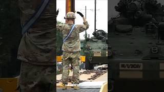 Arrival of U.S. Army equipment in Washington, D.C. for the U.S. #army Birthday Parade on June 14th.