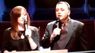 Me and Kim Lemmons Soileau Singing at Church