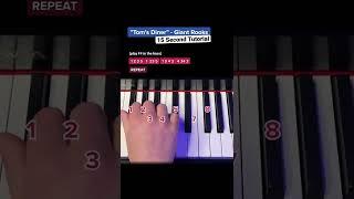 How to play „TOM‘S DINER“ - Easy Piano Tutorial #learnpiano #pianotutorial #pianolessons #tomsdiner