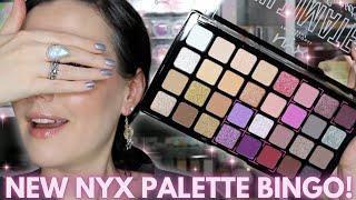 NEW from NYX Cosmetics Ultimate Party on Sunset Palette | Swatches + Palette Bingo