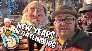 Crazy New Years Eve in Gatlinburg, TN - Crowded Streets and Rain! - Aquarium and Star Cars Museum