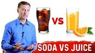 Soda vs 100% Real Fruit Juice: What Is Healthier? – Dr.Berg