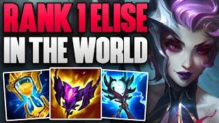 BEST ELISE IN THE WORLD DOMINATING SPLIT 3! | CHALLENGER ELISE JUNGLE GAMEPLAY | Patch 14.19 S14