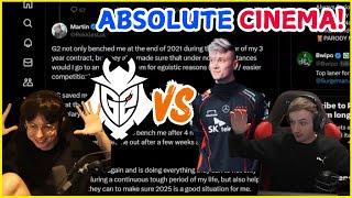 Nemesis And Caedrel Reacts To REKKLES Twitter Drama With G2, FNATIC And T1 | League of Legends Clip