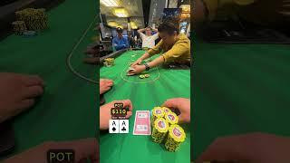 Can Pocket Aces Hold? #poker #holdem #casino #gamble