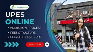 UPES Online Education Review: Courses, Fees, Admissions & Placements | Full Guide #upesonline