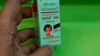 Azithromycin Oral Suspension IP Uses Hindi | Azax- 200 Suspension Uses In Hindi | अज़िथ्रोमीसिन