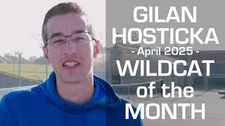 April Student of the Month - Gilan Hosticka