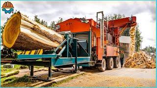 45 Incredible Fastest Big Homemade Firewood Processing Machines Working