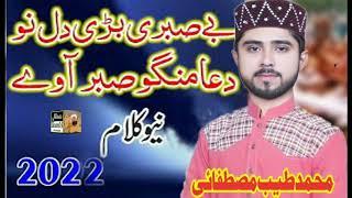 Hai Be Sabri Bari Dil Nu Dua Mahgigo || Muhammad Tayyab Mustafai Most Emotional New Naat 2022