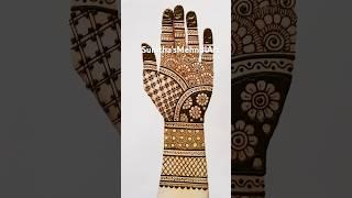Very Easy Full Hand Indian Bharwa Stylish Mehandi Design! #mehndi #easymehndi #youtubeshorts #shorts