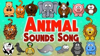 Animal Sounds Song | Animal Sounds for Babies | LittleKidsTV