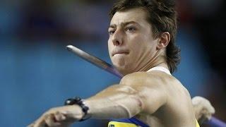 Oleksandr Pyatnytsya javelin training
