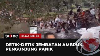 Diduga Kelebihan Beban, Jembatan Gantung di Medan Ambruk!! | Kabar Hari Ini tvOne