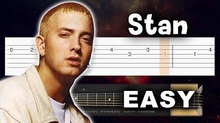 Eminem - Stan - EASY Guitar tutorial (TABS)