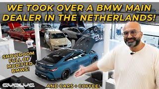 We took over a BMW Dealer Showroom in the Netherlands! Story BMW x Evolve Takeover + Cars and Coffee