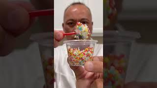  ASMR DIPPIN’ DOTS LOLLIPOP WITH CANDY BEADS COTTON CANDY FLAVOR EATING SOUNDS  ORIGINAL LENGTH 