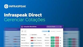 Gestão de Cotações na Infraspeak Direct™