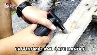 Lematec 6mm 1/4" Air Angle Die Grinder with High torque motor.