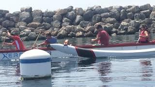 Entertainment & Sports Today  on a 6 person Outrigger Racing Canoe