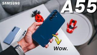 Samsung Galaxy A55 5G: Their MOST Premium Mid-Ranger Yet! | Navy Blue