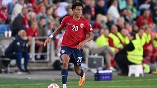 Antonio Nusa International DEBUT For Norway vs Jordan