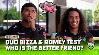 "You don't know my Birthday?!" - Panthers perfect Bromance To'o & Luai put to the test | Fox League