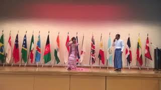 (Mhone Shwe Ye dance)Myanmar Dance in Kumamoto Univeristy International Festival 2018