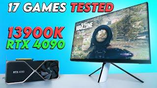 13900K + RTX 4090 Gaming in 4K | QHD | HD  - 17 Games