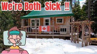 Off Grid Cabin Update .....Were not feeling great right now ....