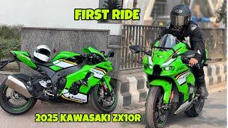 FIRST RIDE EXPERIENCE MY BRAND NEW 2025 KAWASAKI NINJA ZX10R