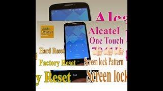 alcatel onetouch hard reset ( forgot pin or pattern  )