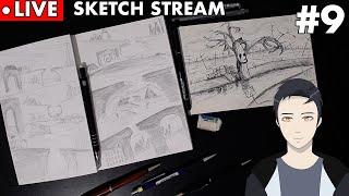 【DRAWING】Traditional Sketch #Vtuber Stream | Part 9