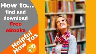 How to find and download Free eBooks for e-readers - Amazon - 2017