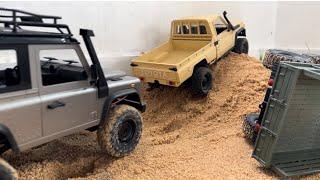OFF-Road rc cars show, Remote Control Toyota, Army truck, Rang Rover, Land Rover