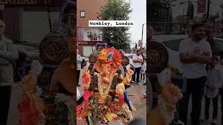 Ganpati Ayo Bappa Celebration in London #shorts #ganpatibappa