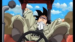 DBS: Goku sleeping while plowing farm (FUNNY)