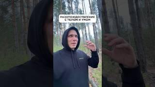 РАЗОТОЖДЕСТВЛЕНИЕ С ТЕЛОМ И УМОМ ️ #осознанность #просветление #медитация #вдохновение