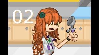 LET'S PLAY PAPA'S SCOOPERIA  :  BANANA SPLIT!  EP. 2 DAY RANK 3-4