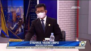 Mentan Syahrul Yasin Limpo Mendadak Jadi Anchor di Primetime News