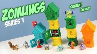 Zomlings In the town Series 1 Miniature Toys Opening